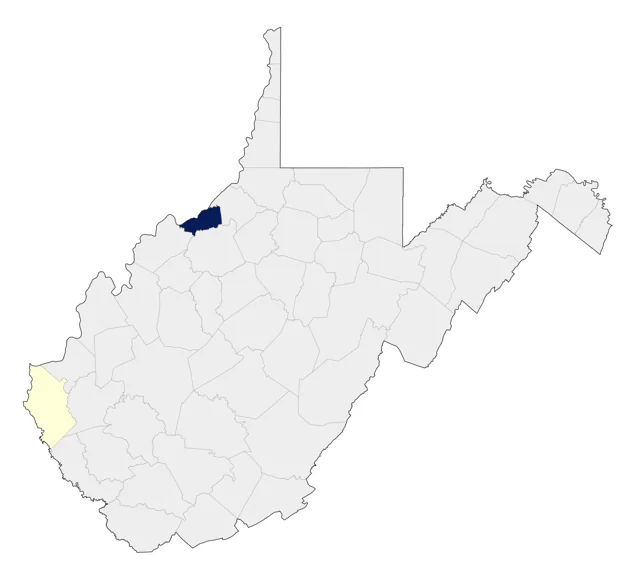 Black-legged Kittiwake county map