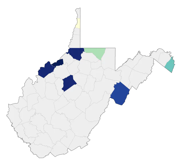 Black Swan county map