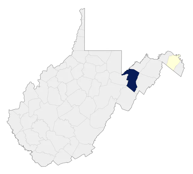 Black-throated Gray Warbler county map