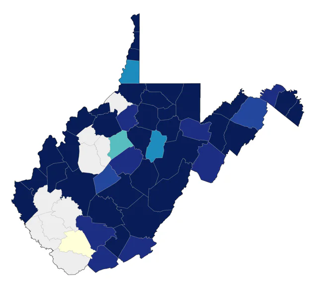 Bufflehead county map