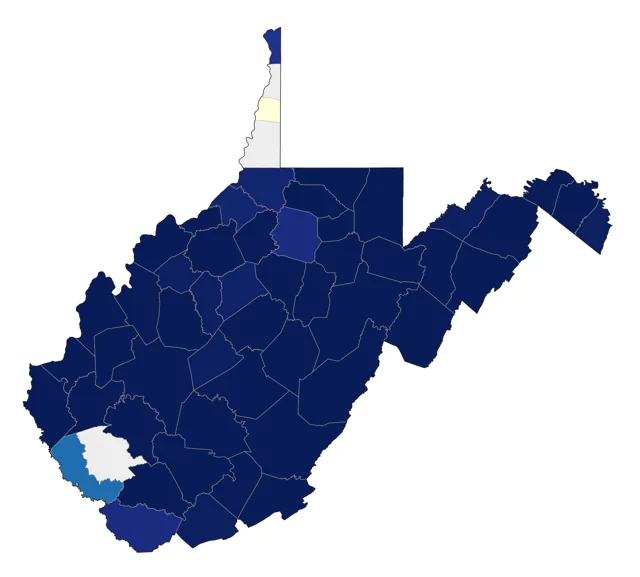 Eastern Whip-poor-will county map