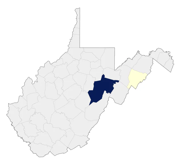 Monk Parakeet county map
