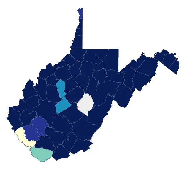 Orchard Oriole county map