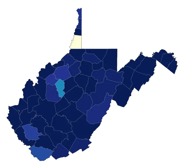 Purple Martin county map