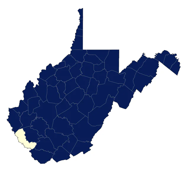 Red-bellied Woodpecker county map