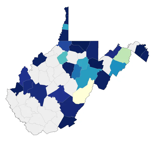 Ring-necked Pheasant county map