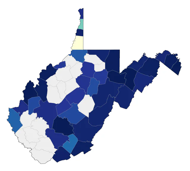 Rough-legged Hawk county map