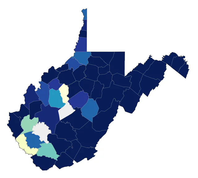 Sharp-shinned Hawk county map