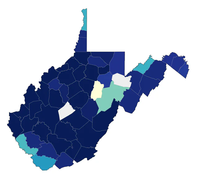 Summer Tanager county map