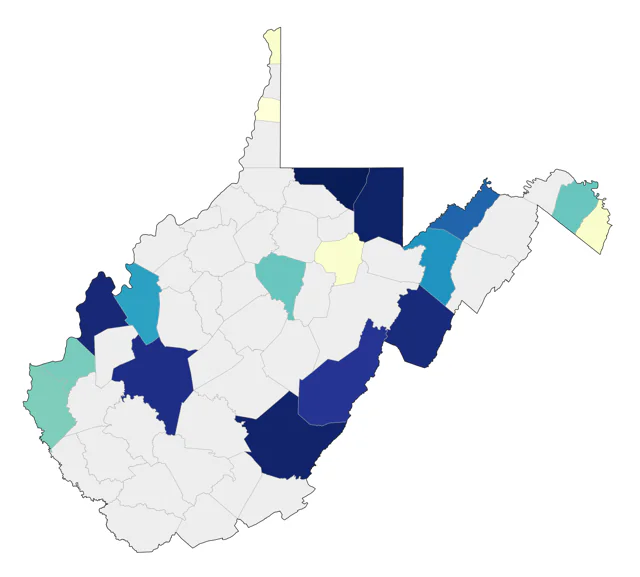 Upland Sandpiper county map