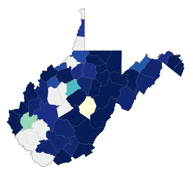 Wilson's Snipe county map