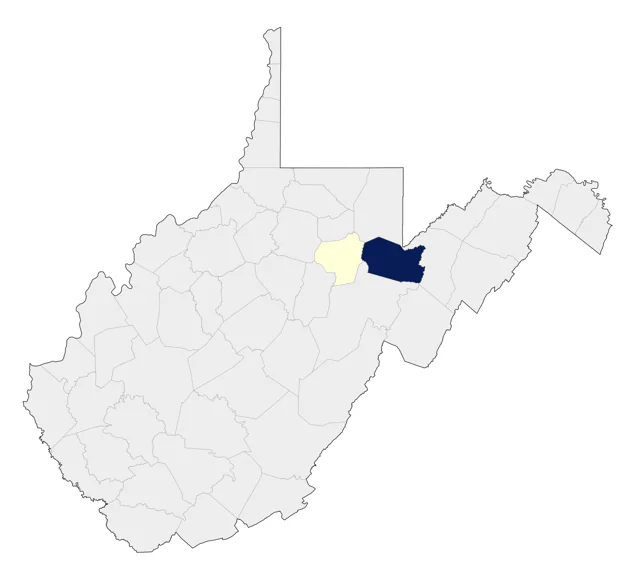 Yellow Rail county map