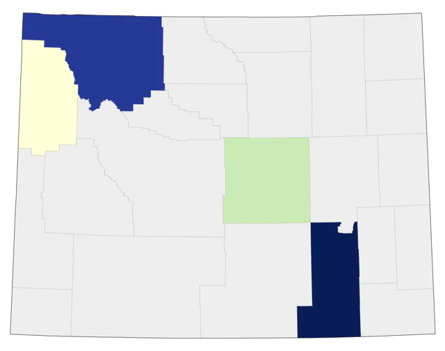 Arctic Tern county map