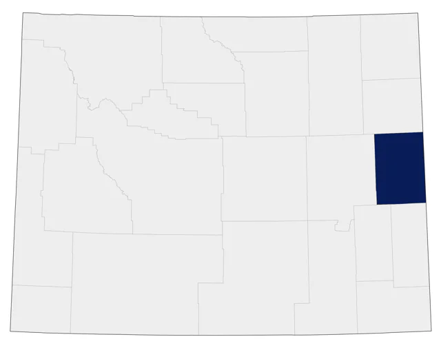Bell's Vireo county map