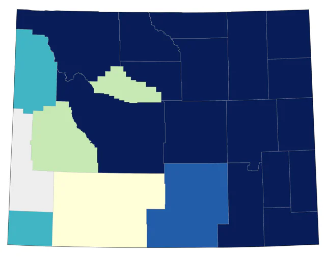 Blue Jay county map