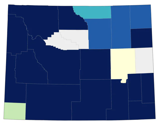Bonaparte's Gull county map