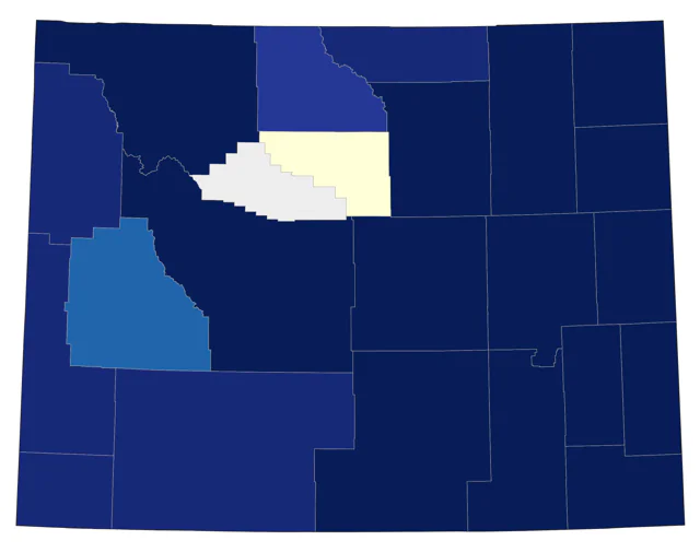 Broad-winged Hawk county map