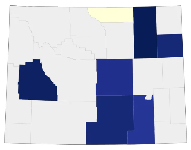 Buff-breasted Sandpiper county map
