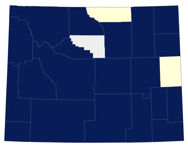California Gull county map
