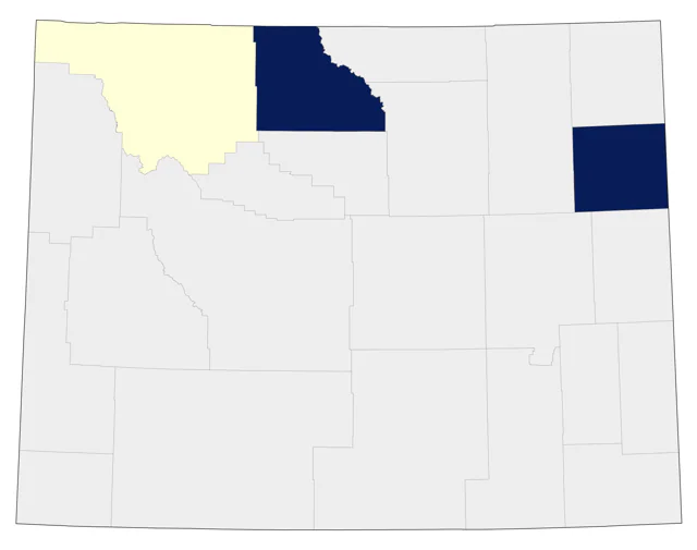California Quail county map