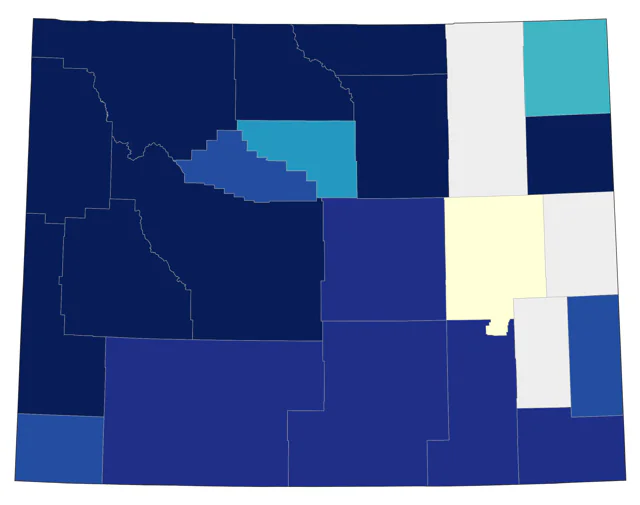 Calliope Hummingbird county map