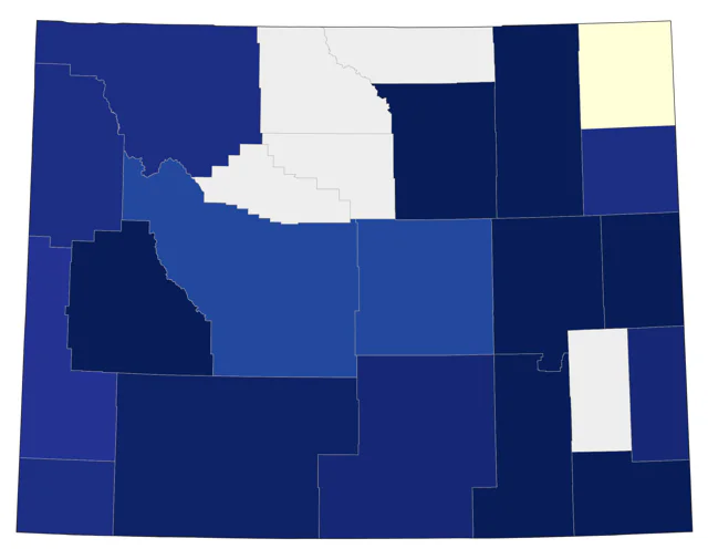 Chestnut-sided Warbler county map