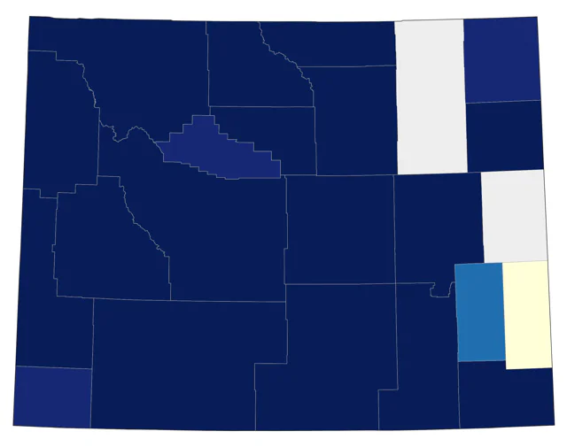 Clark's Nutcracker county map