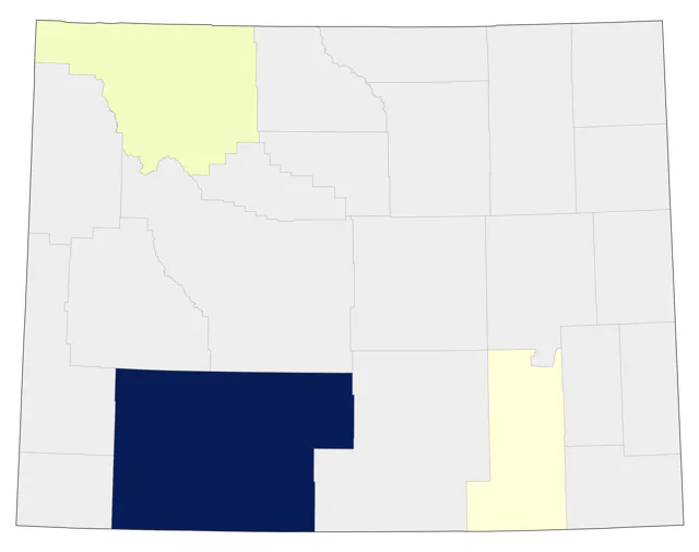Common Gallinule county map
