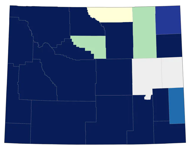 Common Loon county map