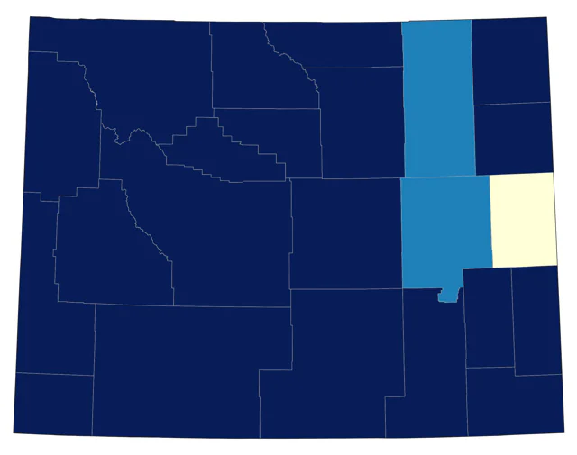 Cooper's Hawk county map