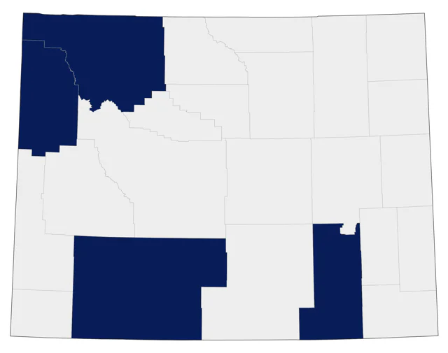 Crested Caracara county map