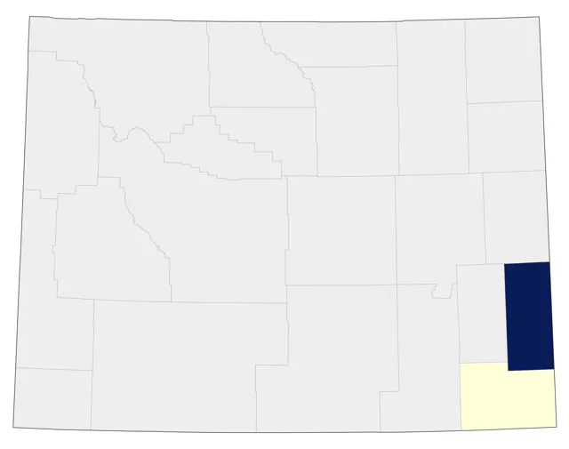 Eastern Towhee county map