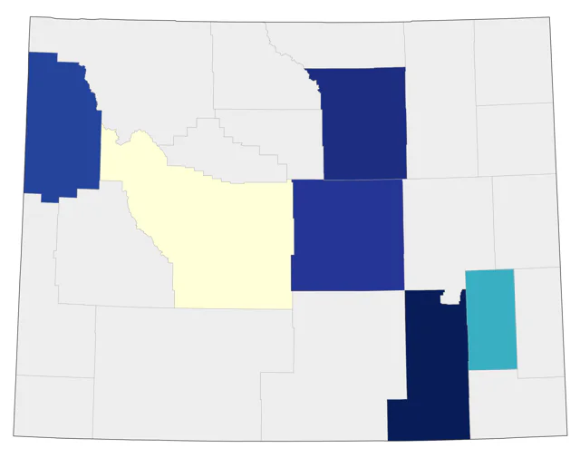 Golden-crowned Sparrow county map