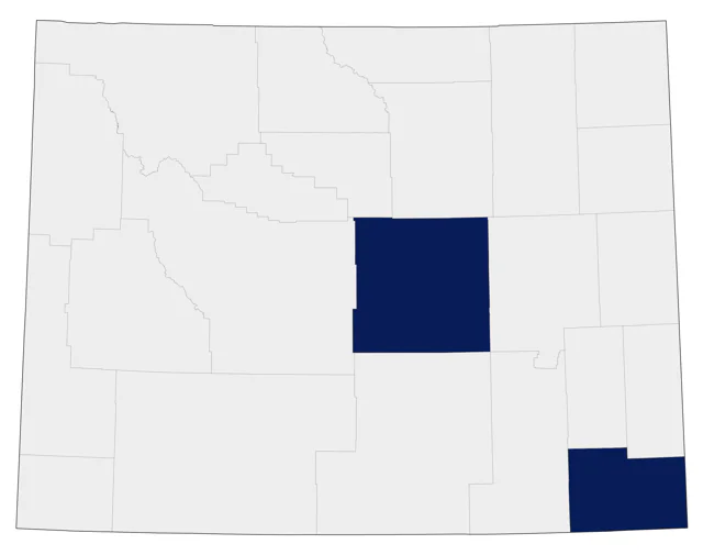 Grace's Warbler county map