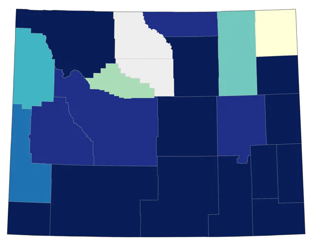 Great-tailed Grackle county map