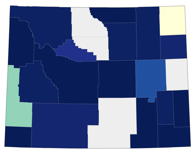 Greater White-fronted Goose county map