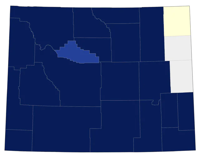 Green-tailed Towhee county map