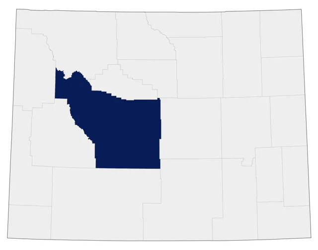 Harris's Hawk county map