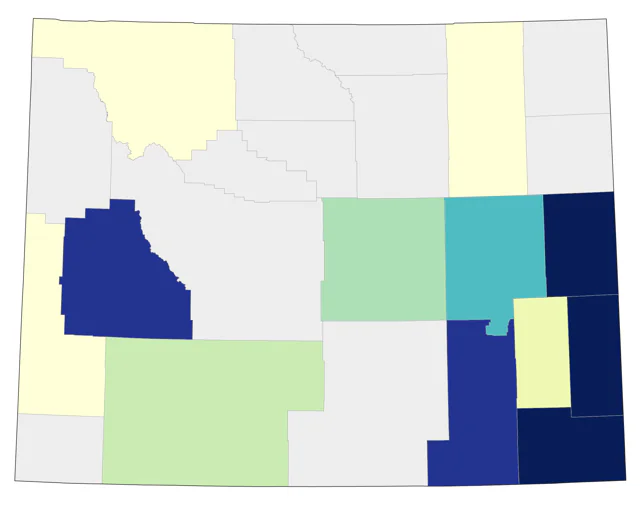 Hooded Warbler county map