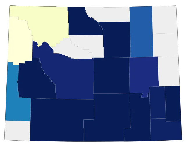 Hudsonian Whimbrel county map