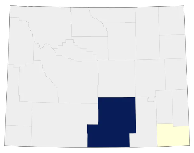 Lesser Nighthawk county map