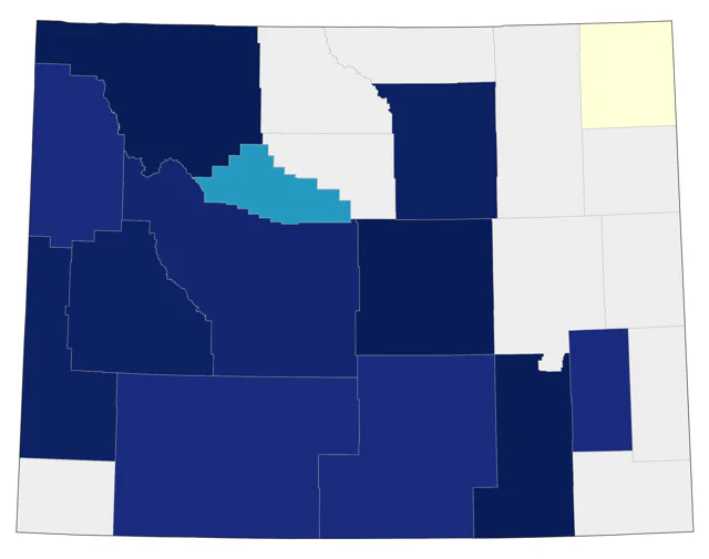 Long-tailed Duck county map