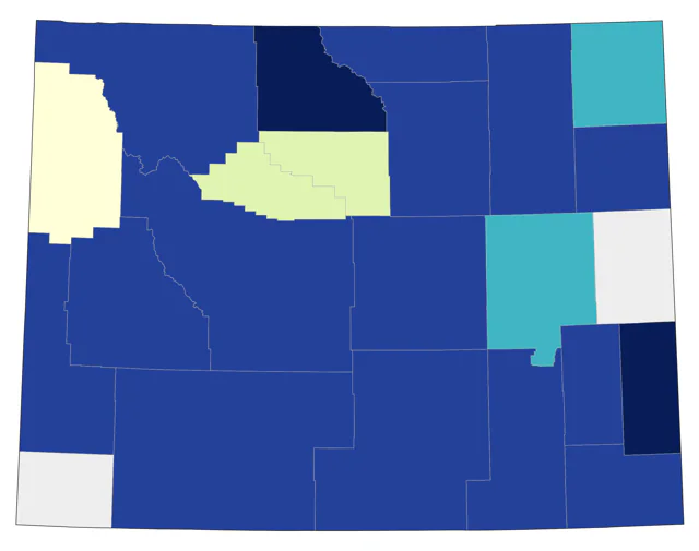 Pectoral Sandpiper county map