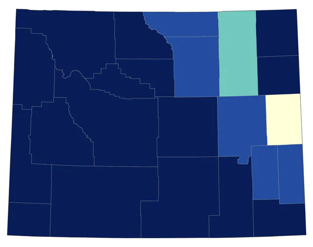 Peregrine Falcon county map