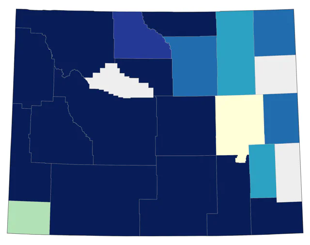 Pine Grosbeak county map