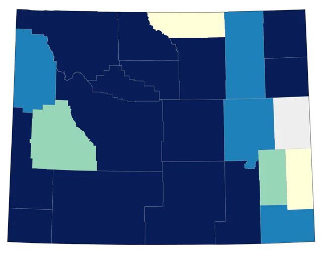Pinyon Jay county map