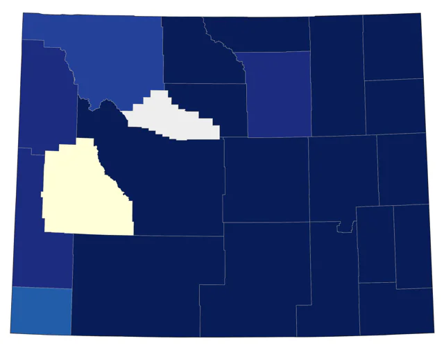 Plumbeous Vireo county map