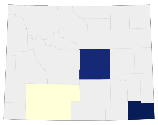 Prothonotary Warbler county map