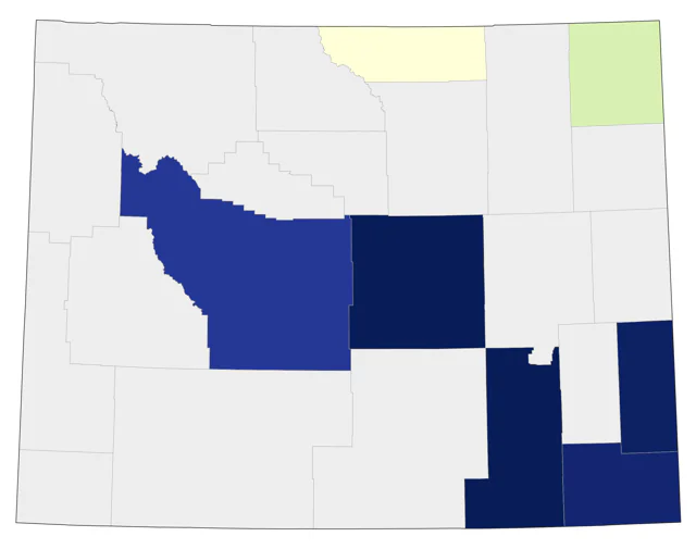 Purple Finch county map