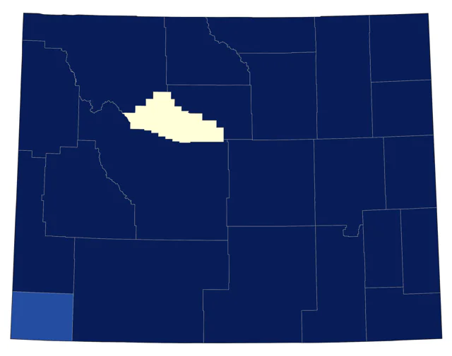 Red Crossbill county map